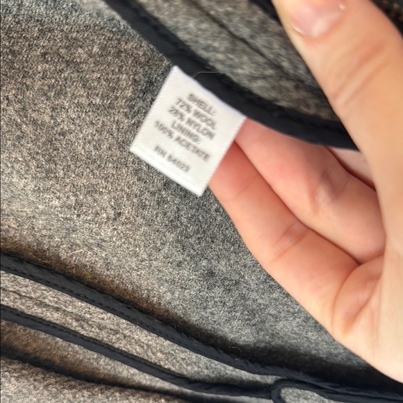 Banana Republic Gray Pea Coat with Toggle Closures - Picture 8 of 8